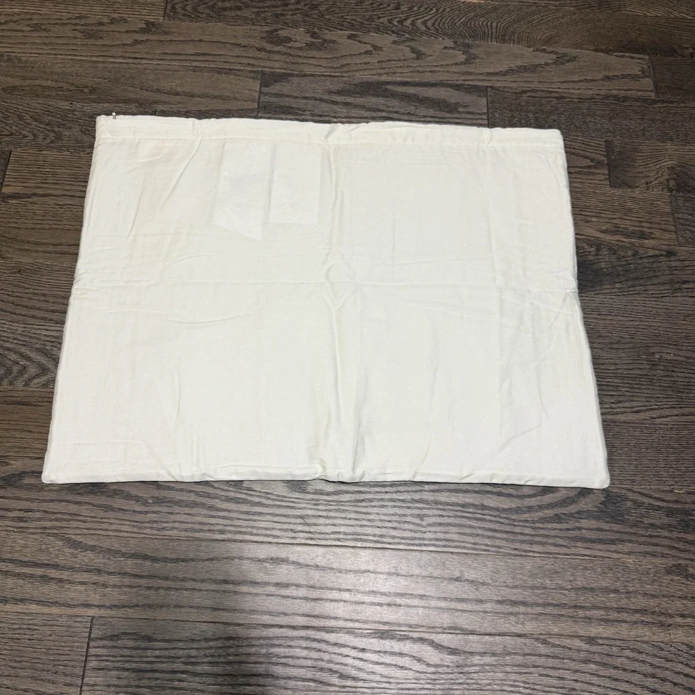 Boll & Branch Signature Handstitched Quilted Sham Standard Size White  x 2